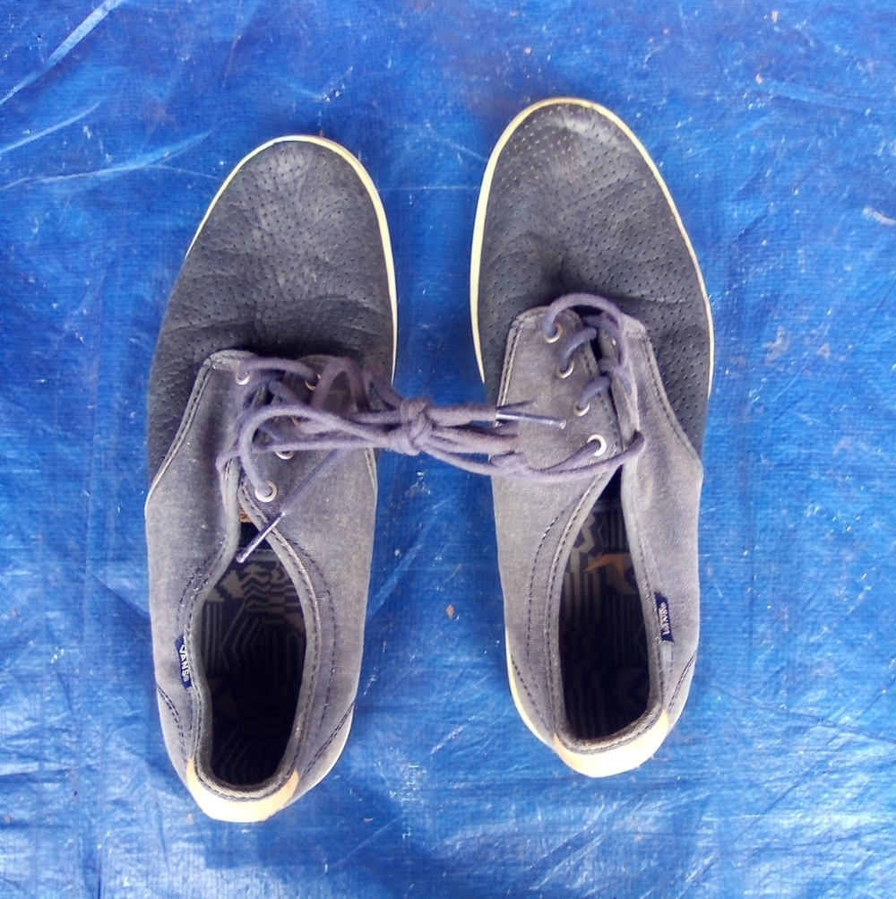 Vans Blue and White Sneakers